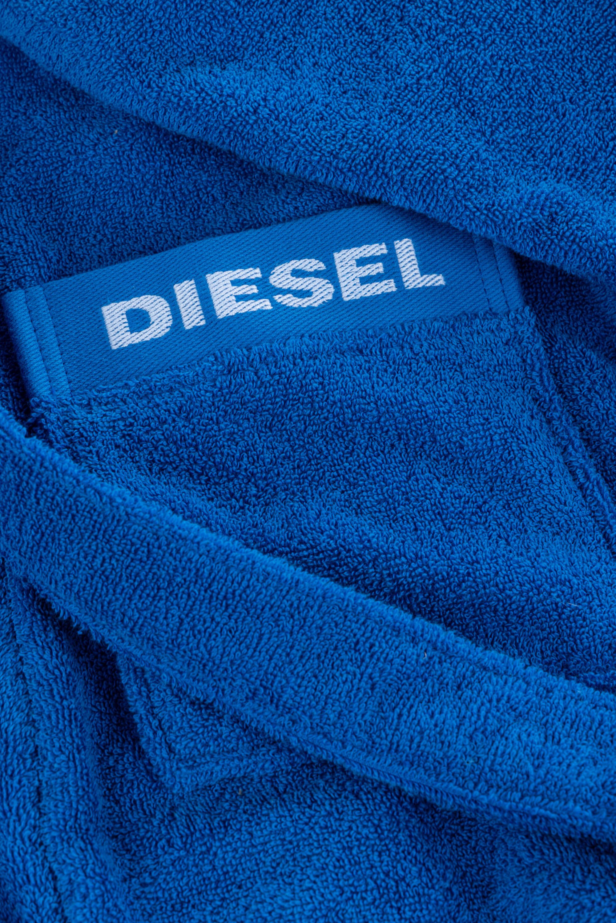 Diesel - 1015112 LOGO-COTTON BATHROBE SIZE M/L BL, Unisex's Logo-Cotton Terry Bathrobe, M/L size in Blue - 2